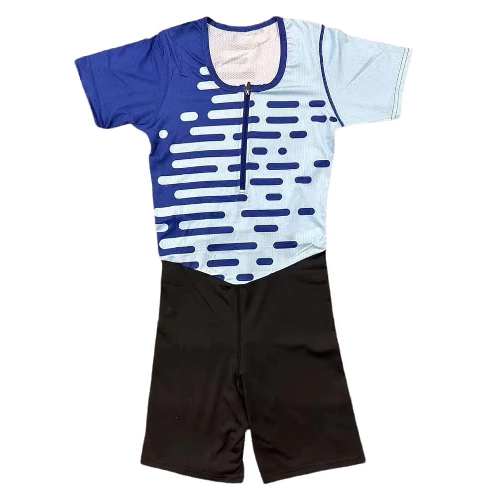 Tuta intera da uomo Tuta da atletica leggera T-shirt da maratona Uomo Leggings Elite Pantaloncini sportivi Pantaloni centrali Speedsuit da corsa veloce