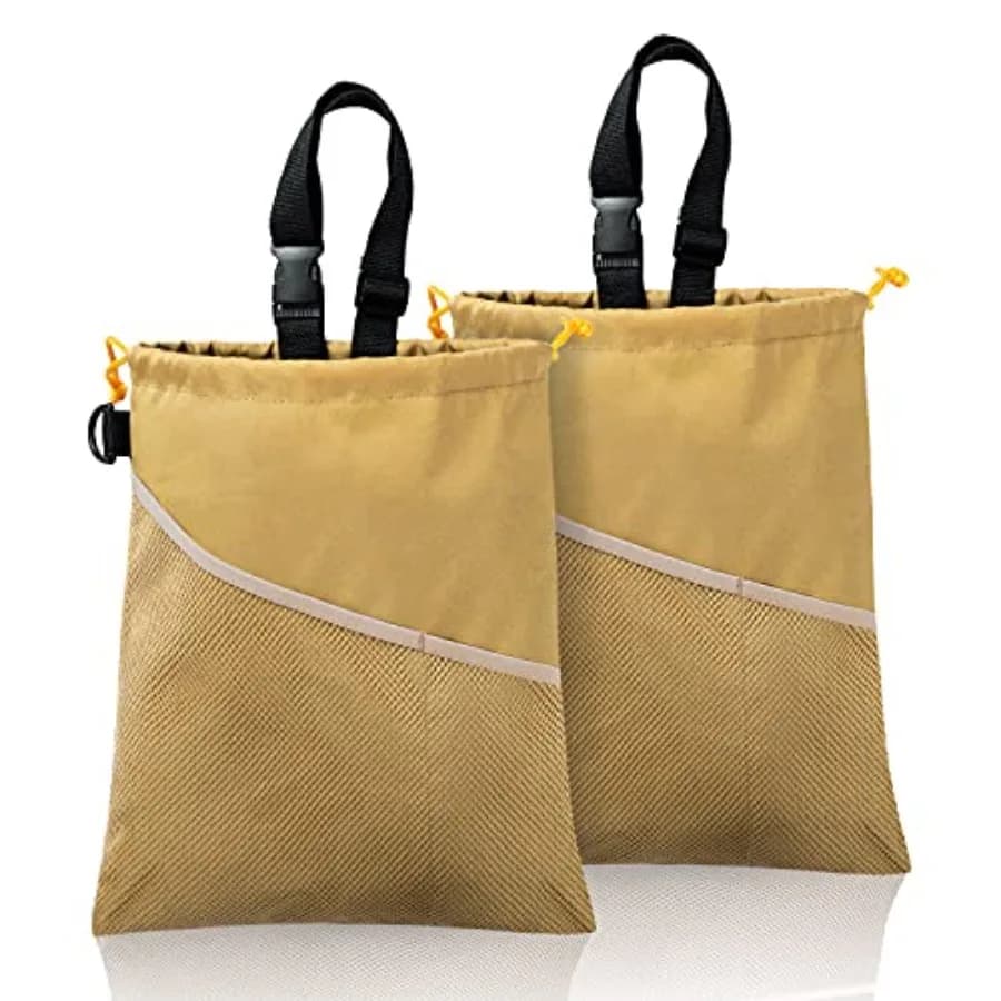 2PCS Car Garbage Can, Hanging Car Trash Bag with Waterproof Leakproof Lining