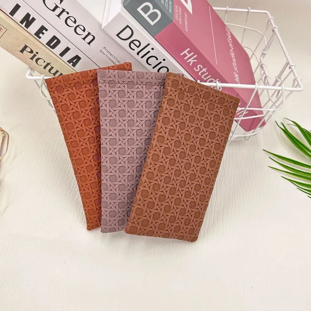 Custodia Morbida in Pelle PU per Occhiali, Borsa Protettiva per Occhiali da Lettura, Custodia per Occhiali da Sole, Organizer per Occhiali, Protezione per Occhiali Uomo Donna