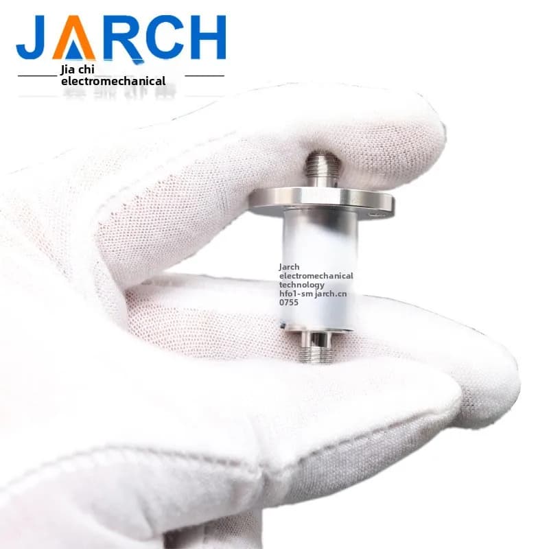 Machined Custom High-Frequency Rotary Joints Signal High-Speed Transmission Transmit Analog Signals Slip Rings for radar Antenna