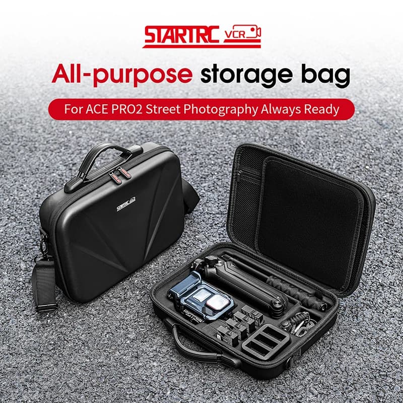 Custodia da trasporto per Insta360 ACE Pro 1 2 Kit impugnatura Accessori Borsa da viaggio per Insta 360 Multi Mount e selfie stick da 114 cm