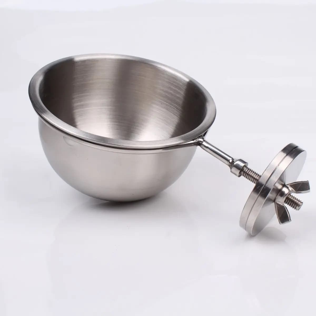 Parrot Food Bowl Pet Stainless Steel Grey Parrot Eclectic Amazon Macaw Food Box Drinking Water Bird Cage Feeding Cup
