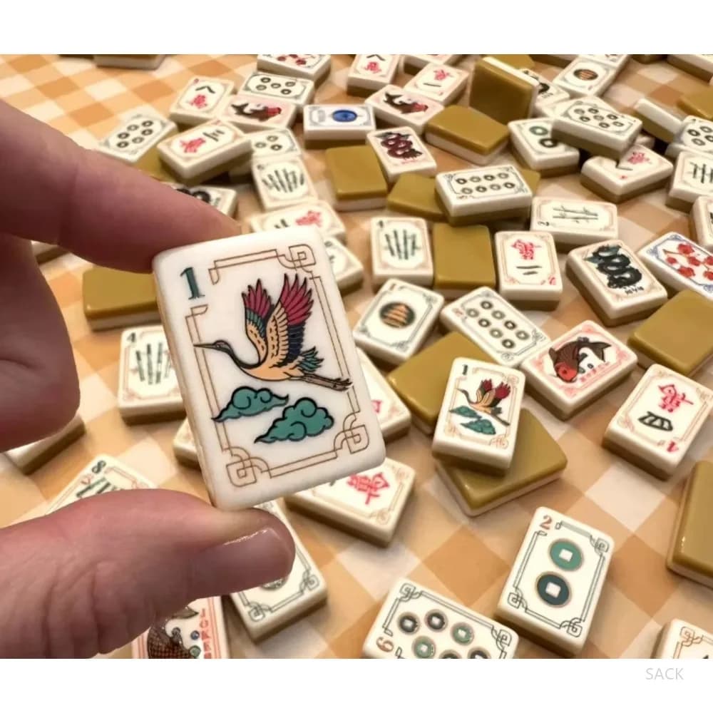 2026 Hot Sale American Mahjong Set, 160 Eco-Friendly Tiles, Indoor Outdoor Party Game