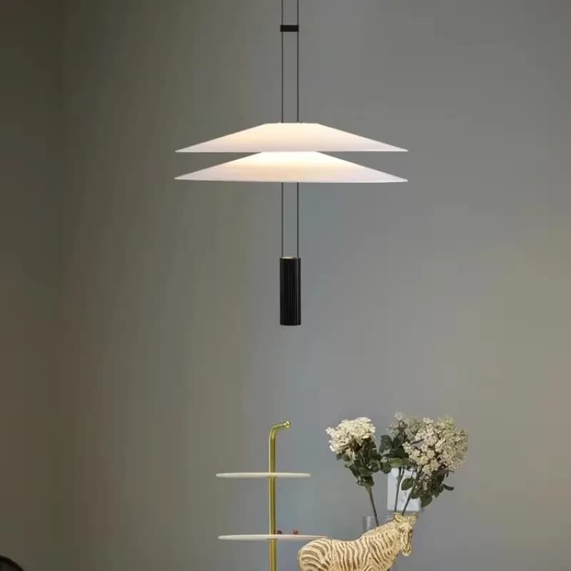 Modern minimalist circular hanging lamp for living room, dining room, bar, dining table, decorative lighting fixtures