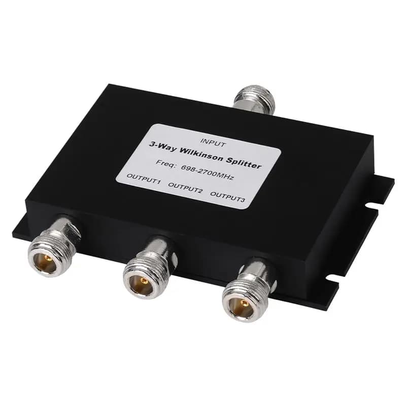 N91R 698-2700Mhz Splitter Wilkinson a 3 Vie, Divisore di Potenza per Ripetitore di Segnale Mobile GSM 3G 4G WIFI LTE W-CDMA FDD