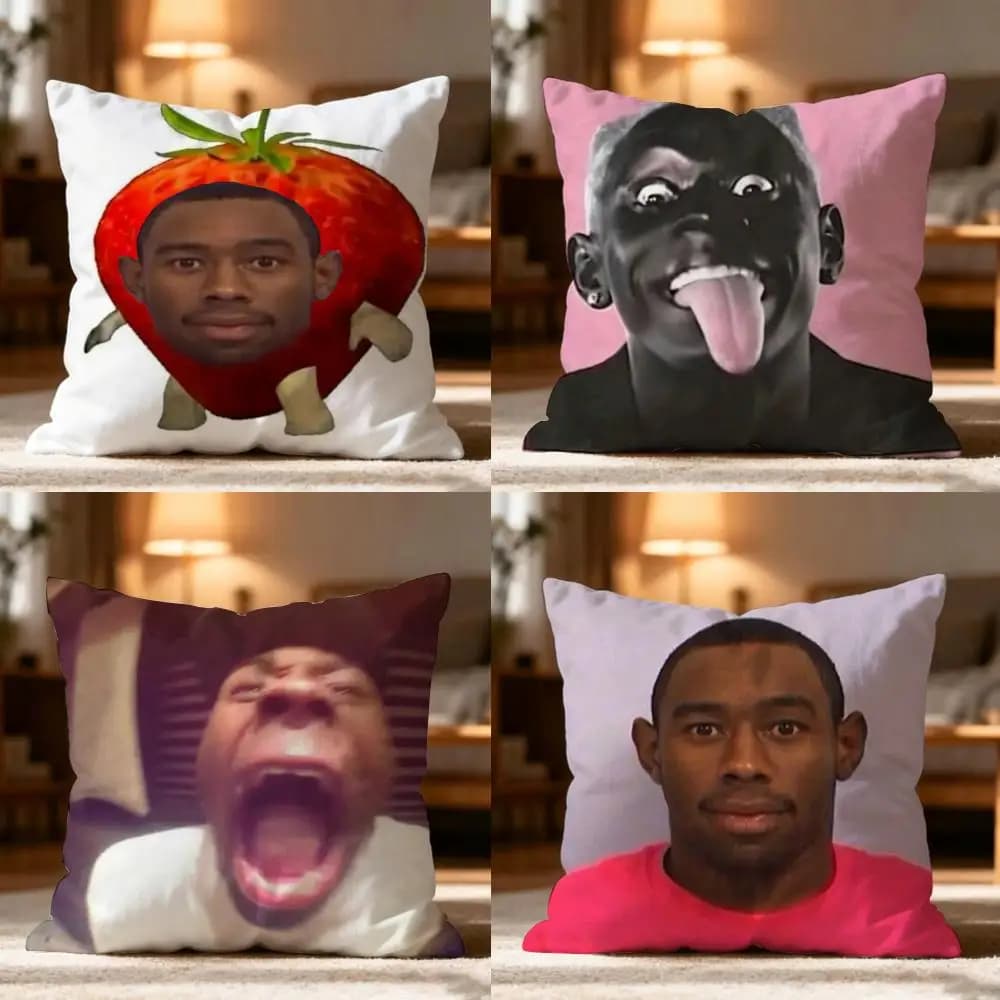 Funny T-tyler Meme Igor Cushion Cover Cushion Cover Soft Washable Pillow Case Multi-Scene For Couch Bed Travel Office Use