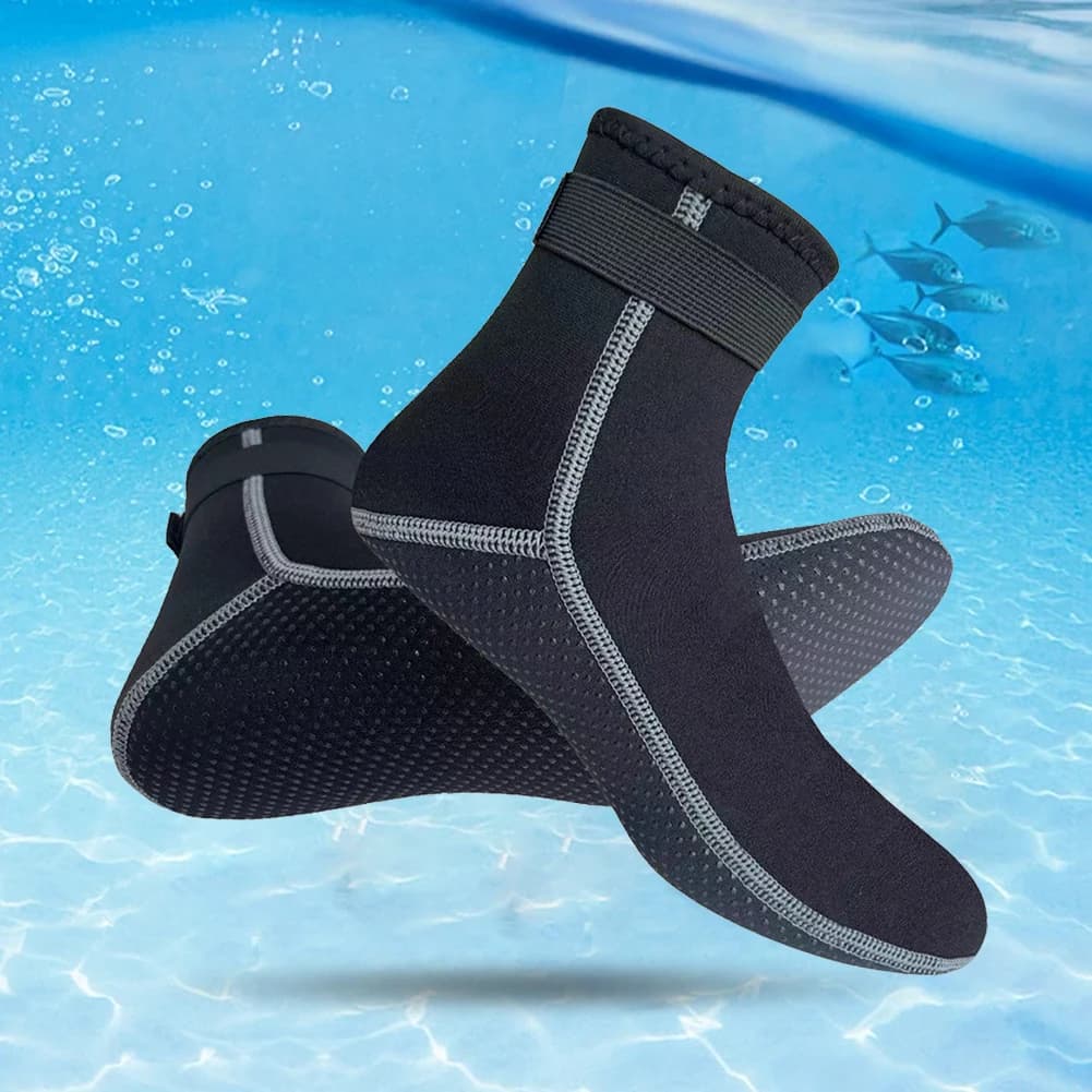 Calzini in neoprene da 3 mm Calzini antiscivolo per l'acqua Calzini termici per pinne da surf per immersioni Snorkeling Kayak Paddling per uomo Donna