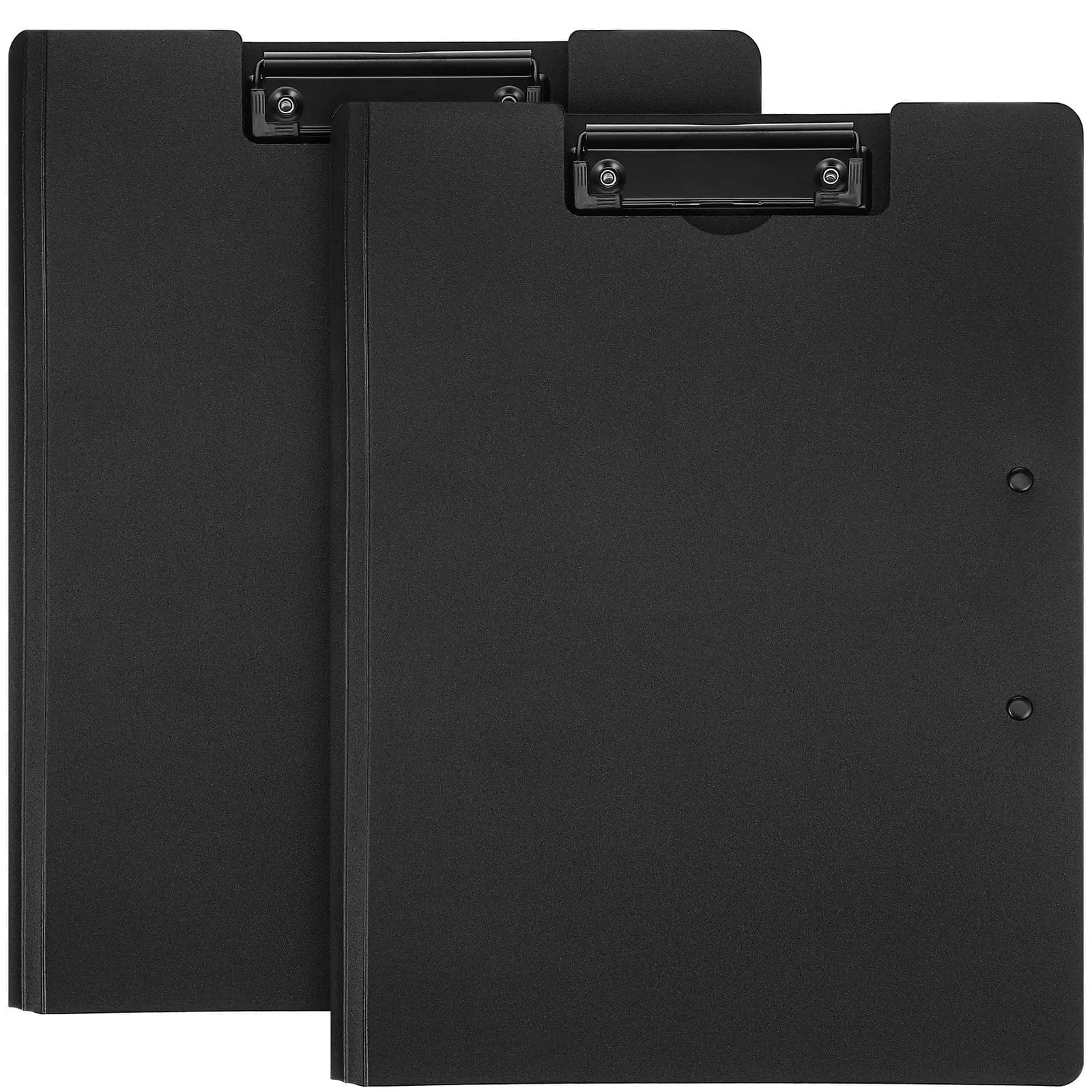 2 pcs File Clipboard Portable Writing Office Document Halloween Christmas New Year Fold Clipboard Clip File Folder Double