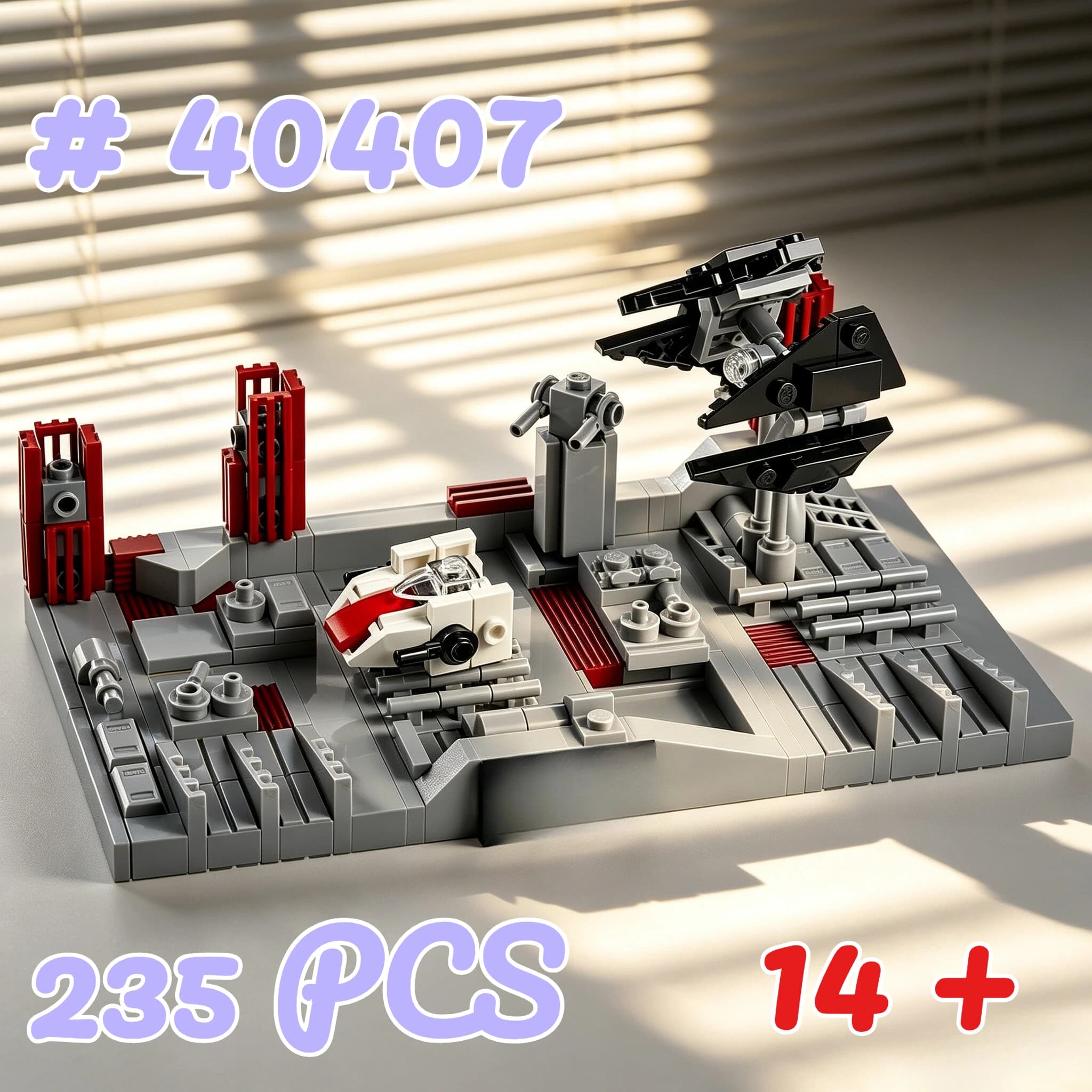 Death Star Wars 40407 Building Blocks Sets Suitable for birthday Gifts， Compatible with Legoed Particles，235pcs.