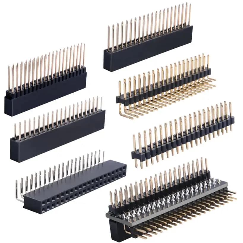 13 Pz/Pack Raspberry Pi GPIO Header GPIO Extension Board Single Row Female Connector Strip For 40Pin Tinker Board Jetson Nano