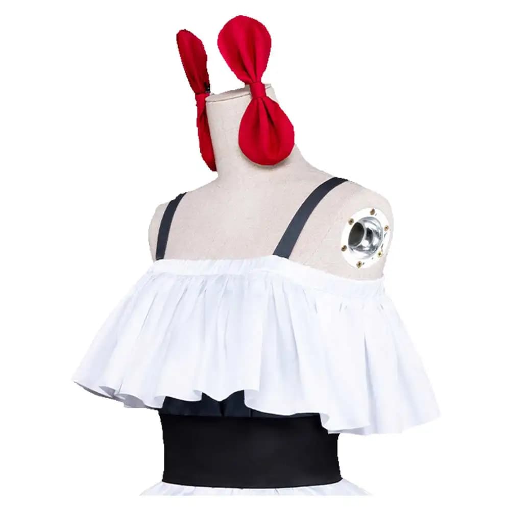 Costume Cosplay Kana Arima Oshi Anime Fantasia no Ko per Adulti, Abito Femminile con Cintura, Guanti, Fascia per Capelli, Outfit per Halloween e Carnevale