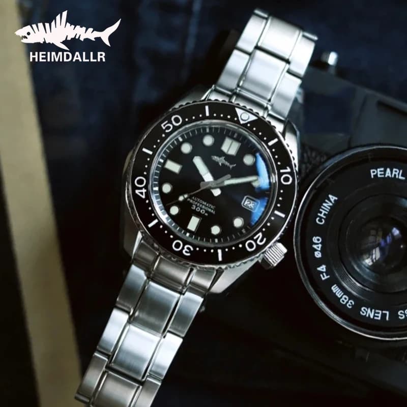 Heimdallr Orologio da uomo MM300 Sumo SBDX 300M Impermeabile Vetro zaffiro C3 Luminoso NH35 Movimento automatico Orologio meccanico