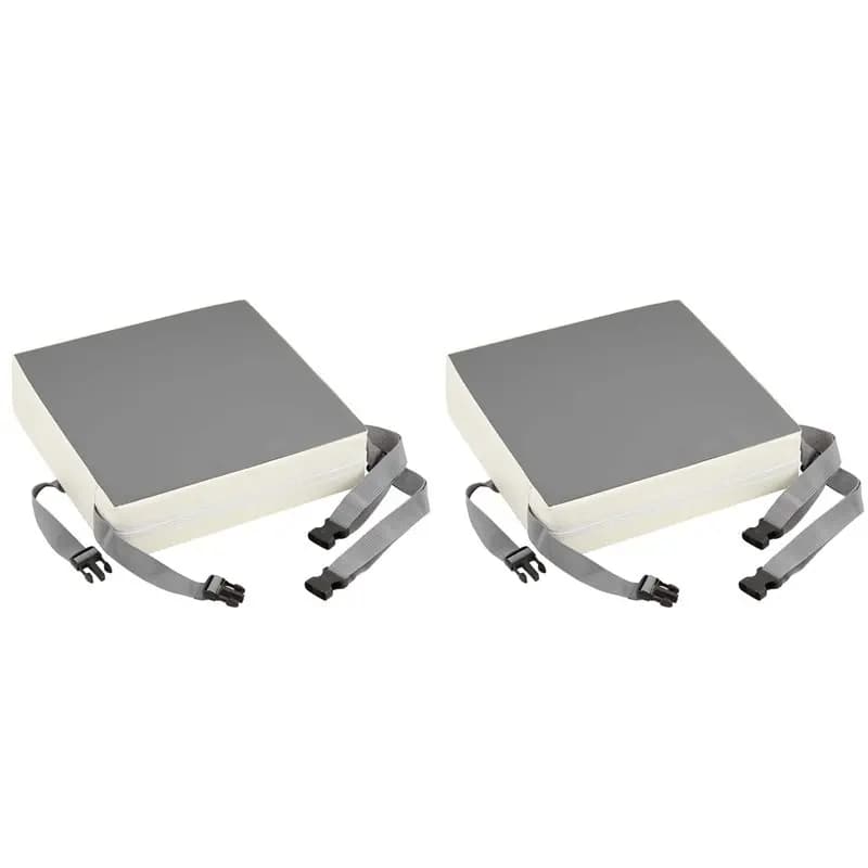 2X Seggiolino rialzato per sedia da cucina - Seggiolino rialzato per bambini per tavolo da pranzo, cuscino da pranzo antiscivolo e portatile per bambini - B61B