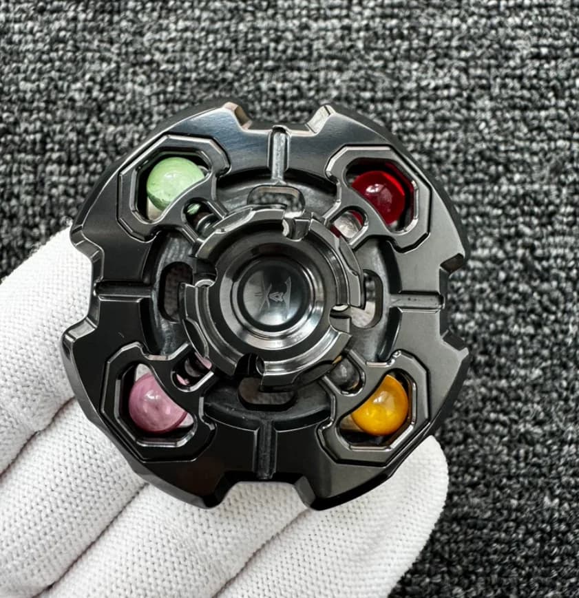 Used EDC TMAX Redemption Zirconium Alloy Polishing gyroscope fidget spinner metal decompression toy
