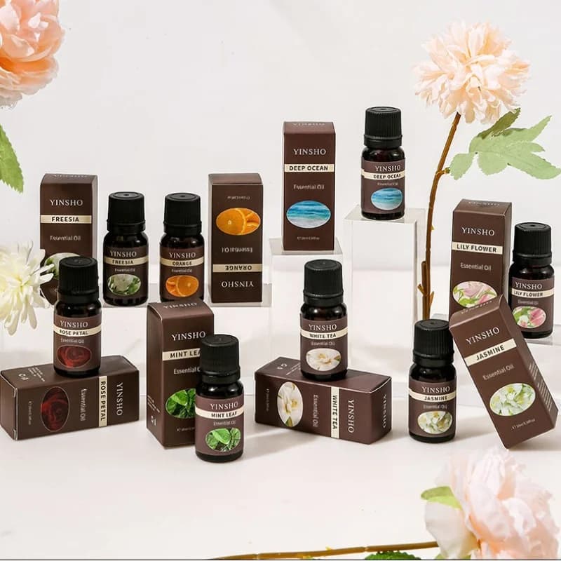 Fragrance Essential Oil Set 15Pcs 10ml Oil‑Soluble Aromatherapy Oil for Diffuser Stone Candle Making DIY Scent Craft Supplies