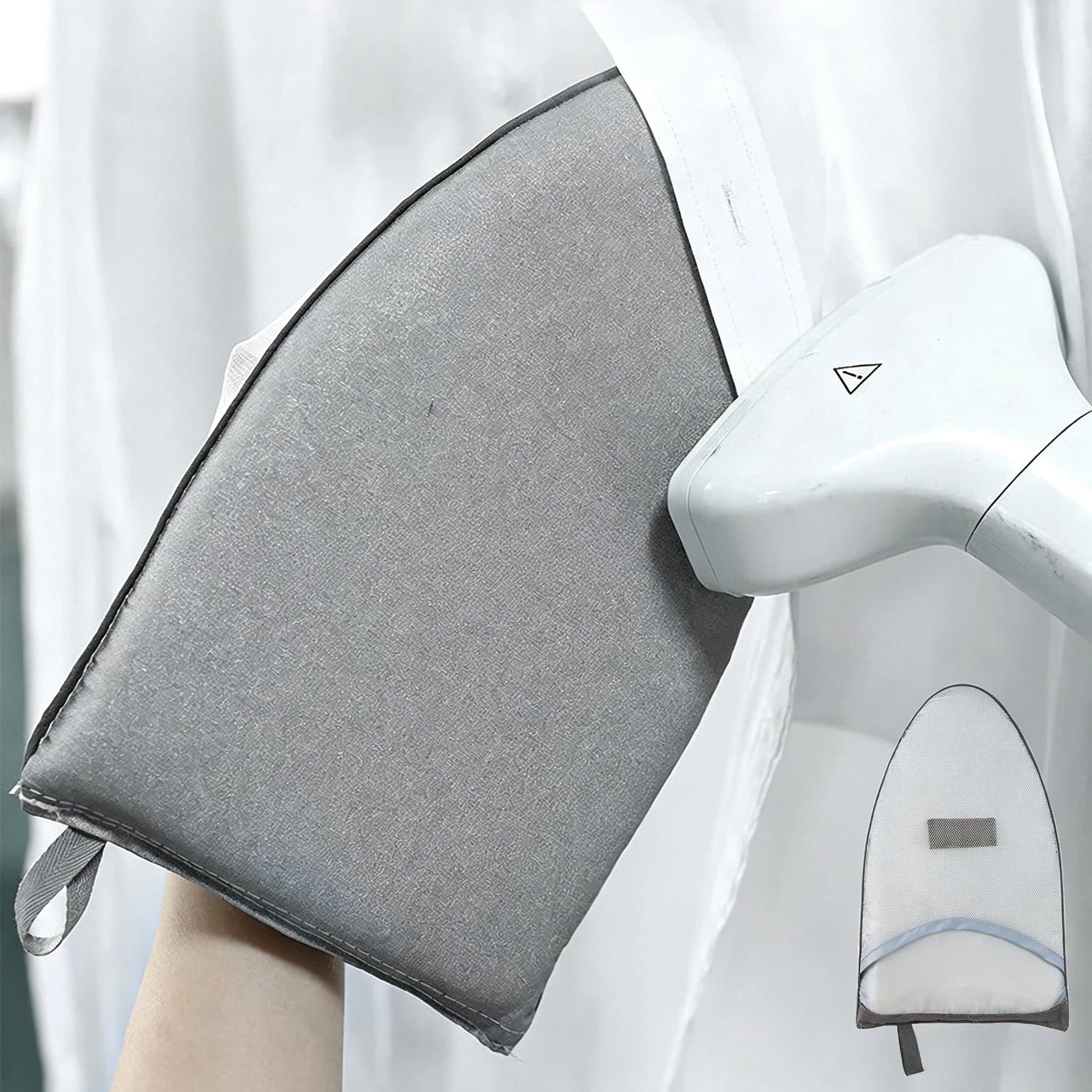 Mini Copertura per Asse da Stiro Lavabile, Resistente al Calore, Tappetino Anti-scottatura per Stirare Vestiti, Uso Domestico e Lavanderia