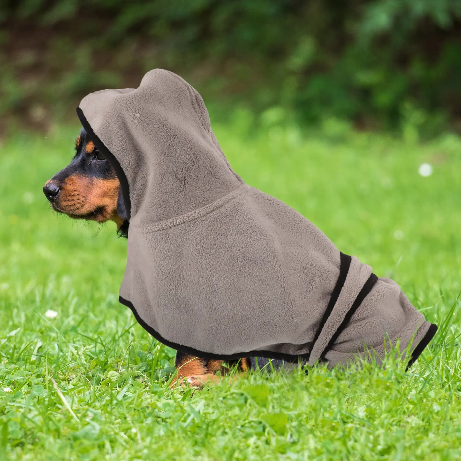 Set di 1 Accappatoio per Cani in Morbido Poliestere, Comodo e Indossabile Dopo il Bagno, per Uso Quotidiano, Riposo e Gioco, Resistente all'Acqua