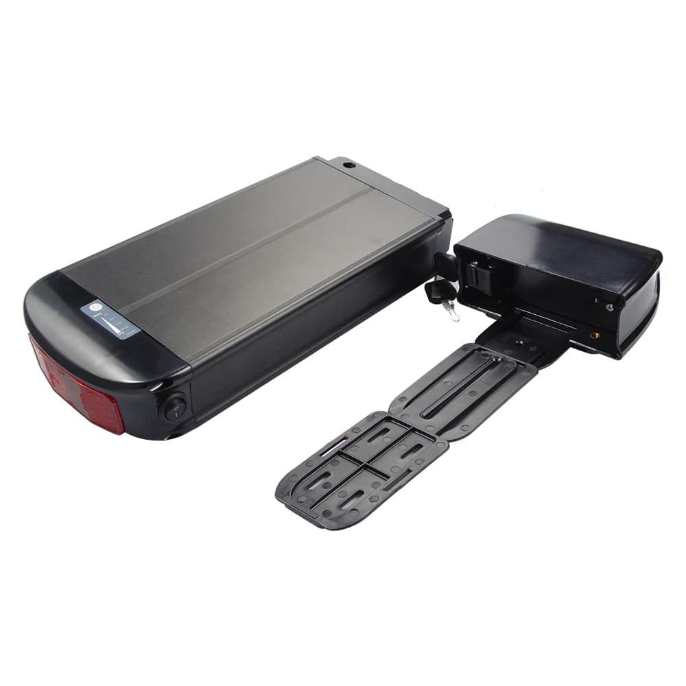 Batterie per Bici Dolphin 36V 48V 10Ah 14Ah 15Ah 17.5Ah, Batteria Posteriore per E-cargo con Motore 250W 500W, Batteria per Bici Elettrica