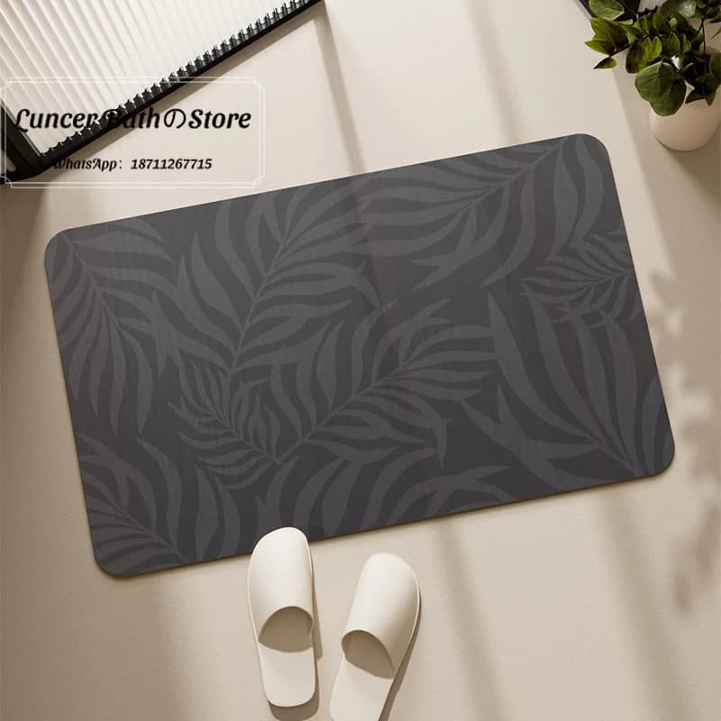 Simple diatomaceous earth mat for bathroom doors, anti slip, quick drying, anti fouling, wear-resistant floor mat