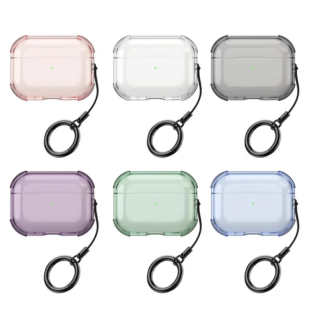 Custodie trasparenti per auricolari per AirPods Pro 3 Custodia protettiva trasparente antiurto completa per AirPods Pro 3
