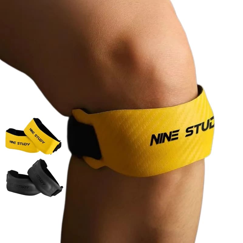Cinturino per ginocchio rotula ginocchiera regolabile fascia di supporto stabilizzatore per tendine rotuleo per calcio basket Running Jumper Gym Squat