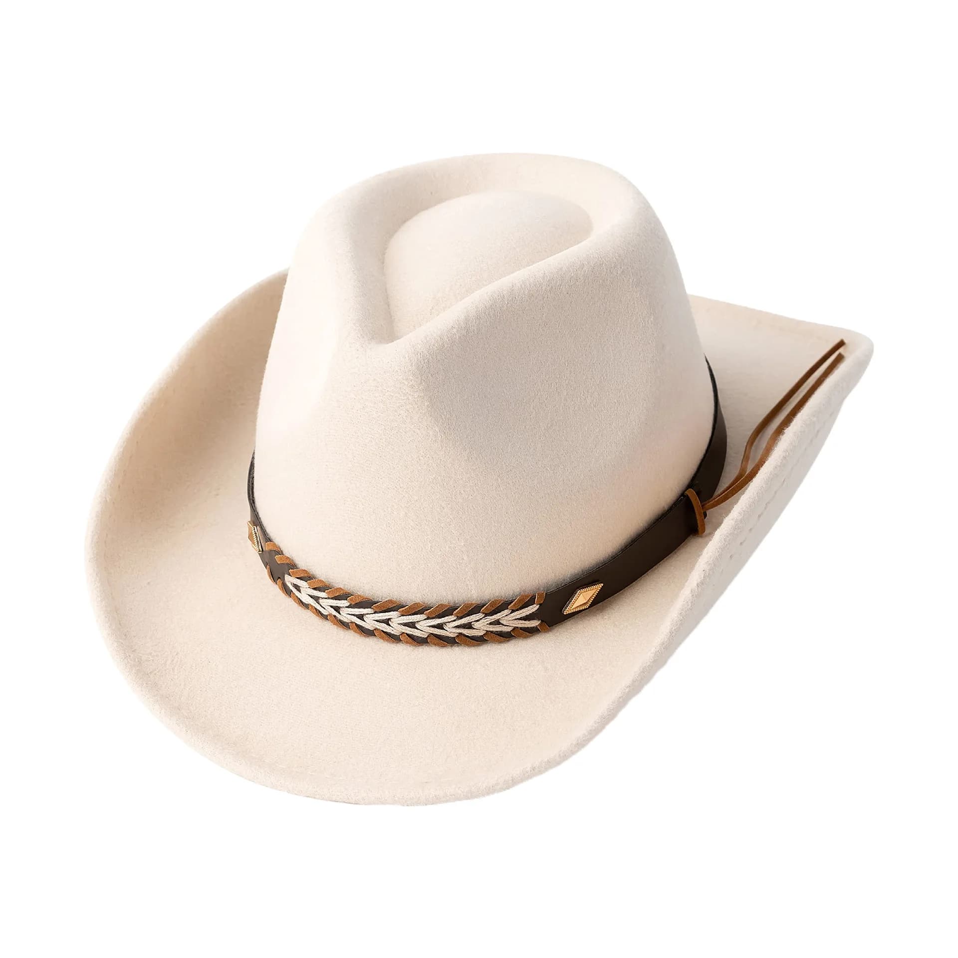 Cappello da jazz vintage Inghilterra Cento Party Street Temperamento Cappello da cowboy occidentale Cappello a bombetta per uomo e donna