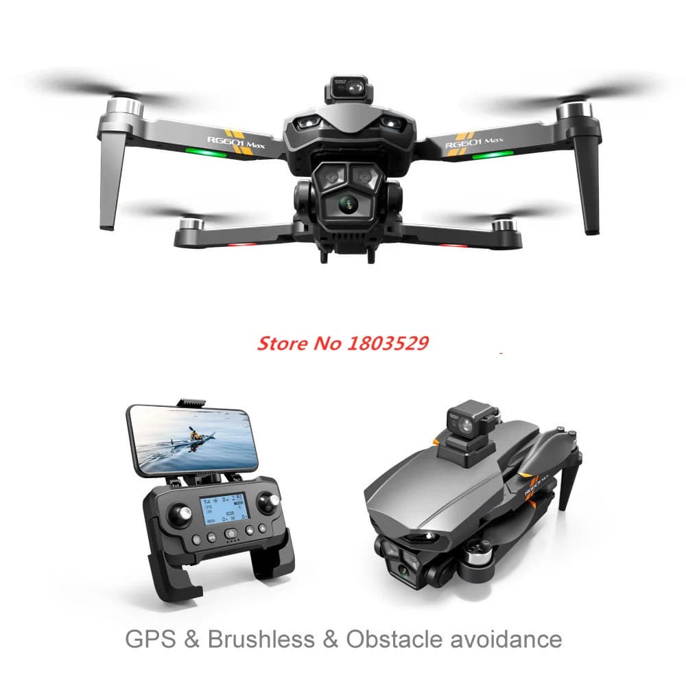 GPS Brushless Drone 8K HD Fotocamera FPV Antenna 5G Flusso Ottico Pieghevole RC Dron con Doppio WIFI Professionale di Grandi Dimensioni UAV Giocattolo Regalo