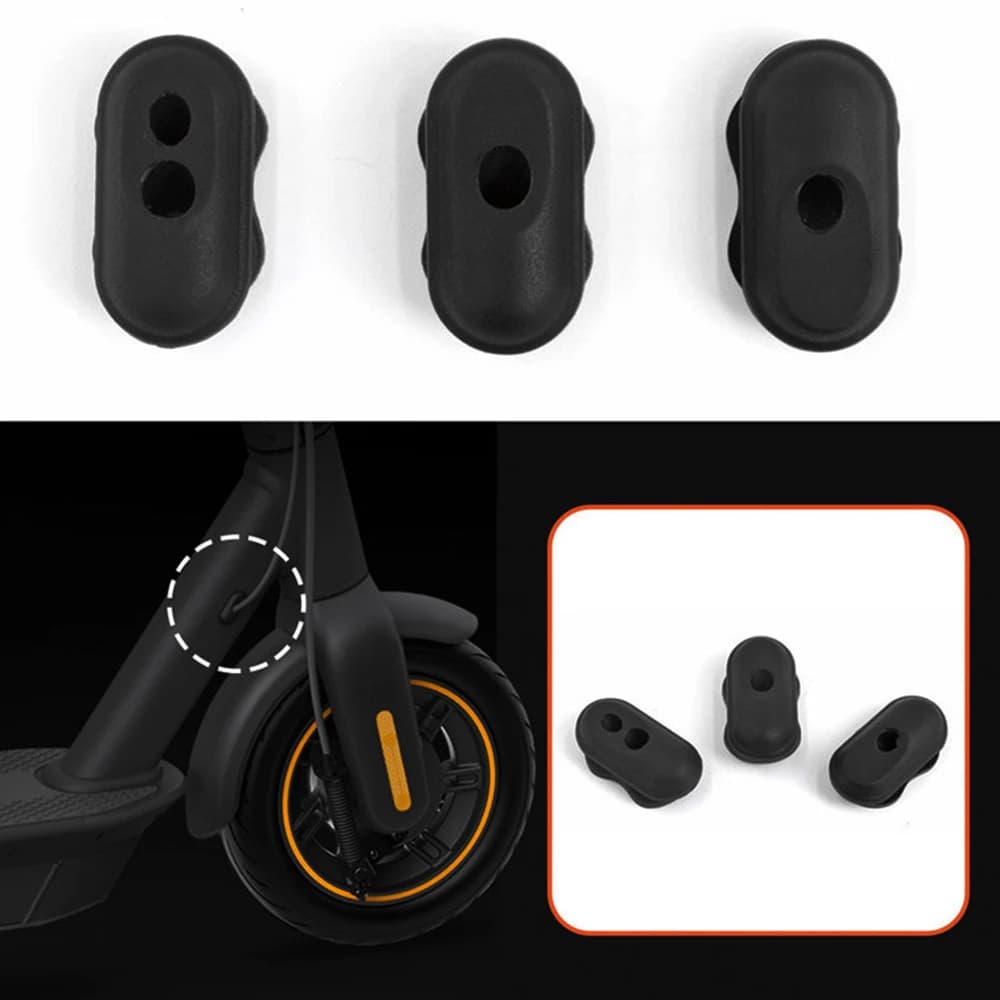 3x Scooter elettrico sigillato fibbia del cavo in Silicone per Ninebot Max G30 Scooter Winder Organizer tappo antipolvere accessori in gomma