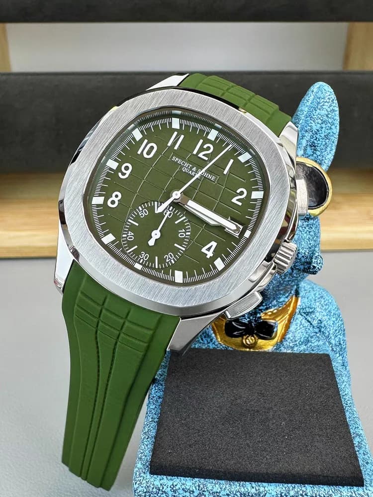 Nuovo 2026 Specht&Sohne Orologio da Uomo di Lusso di Alta Gamma, Cinturino in Gomma, Cronografo al Quarzo Sportivo, Impermeabile