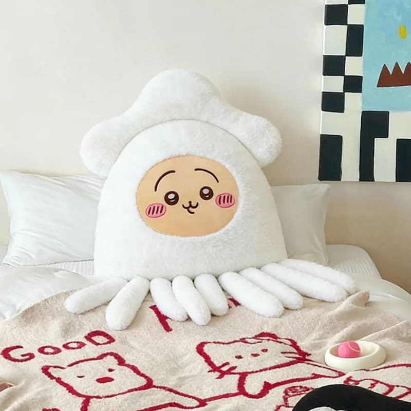 New Chiikawa Cute Hug Pillow Velvet Cushion Velvet Toy Doll Girl Boy Student Anime Figure Kawaii Cartoon Soft Pp Cotton