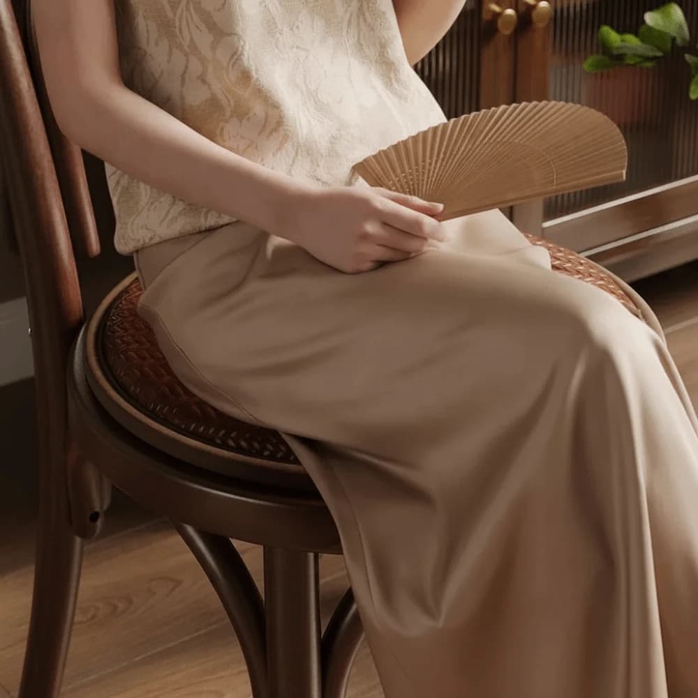 Durable Non-slip Round Floor Cushion Soft Woven Texture Seat Pad Round Shape Thickened Meditation Mat Tea Room