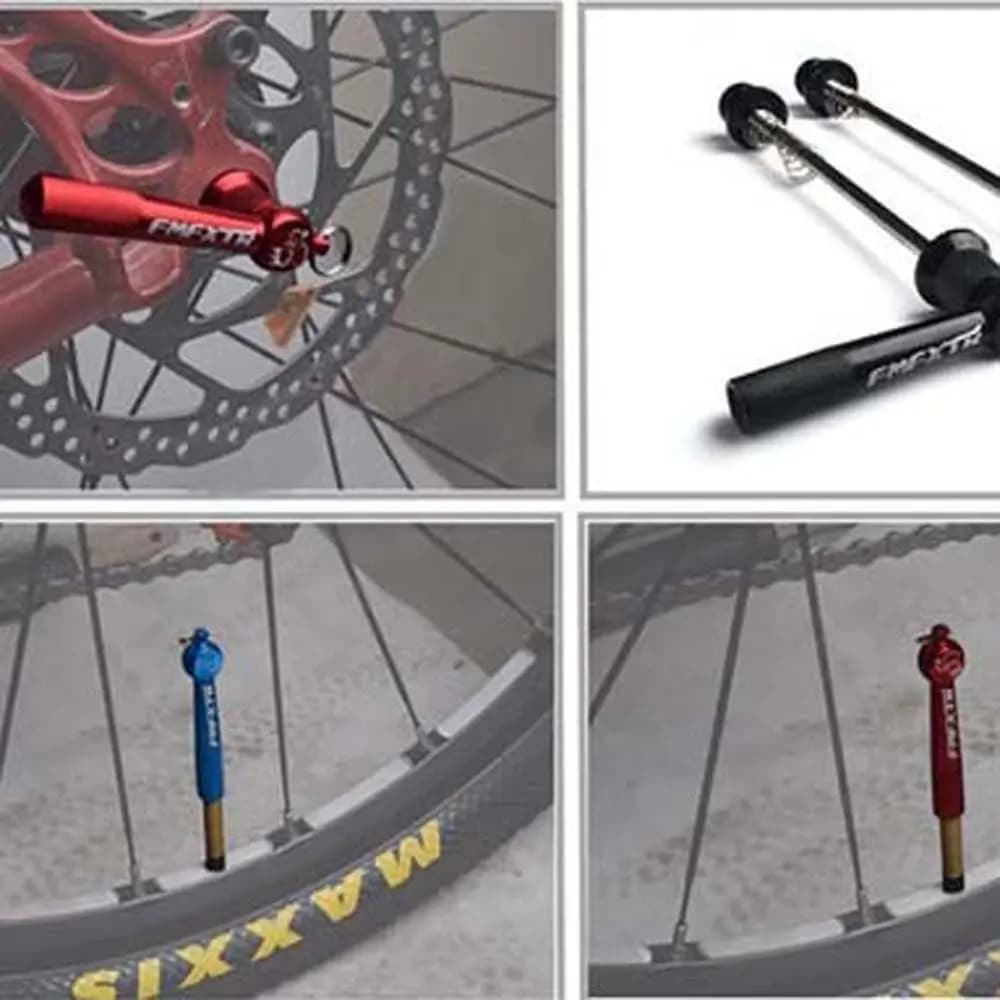 Leva chiave mandrino Sgancio rapido Antifurto Spiedini per bicicletta in lega di alluminio Spiedini per bici Accessori per ruote Mozzo a sgancio rapido