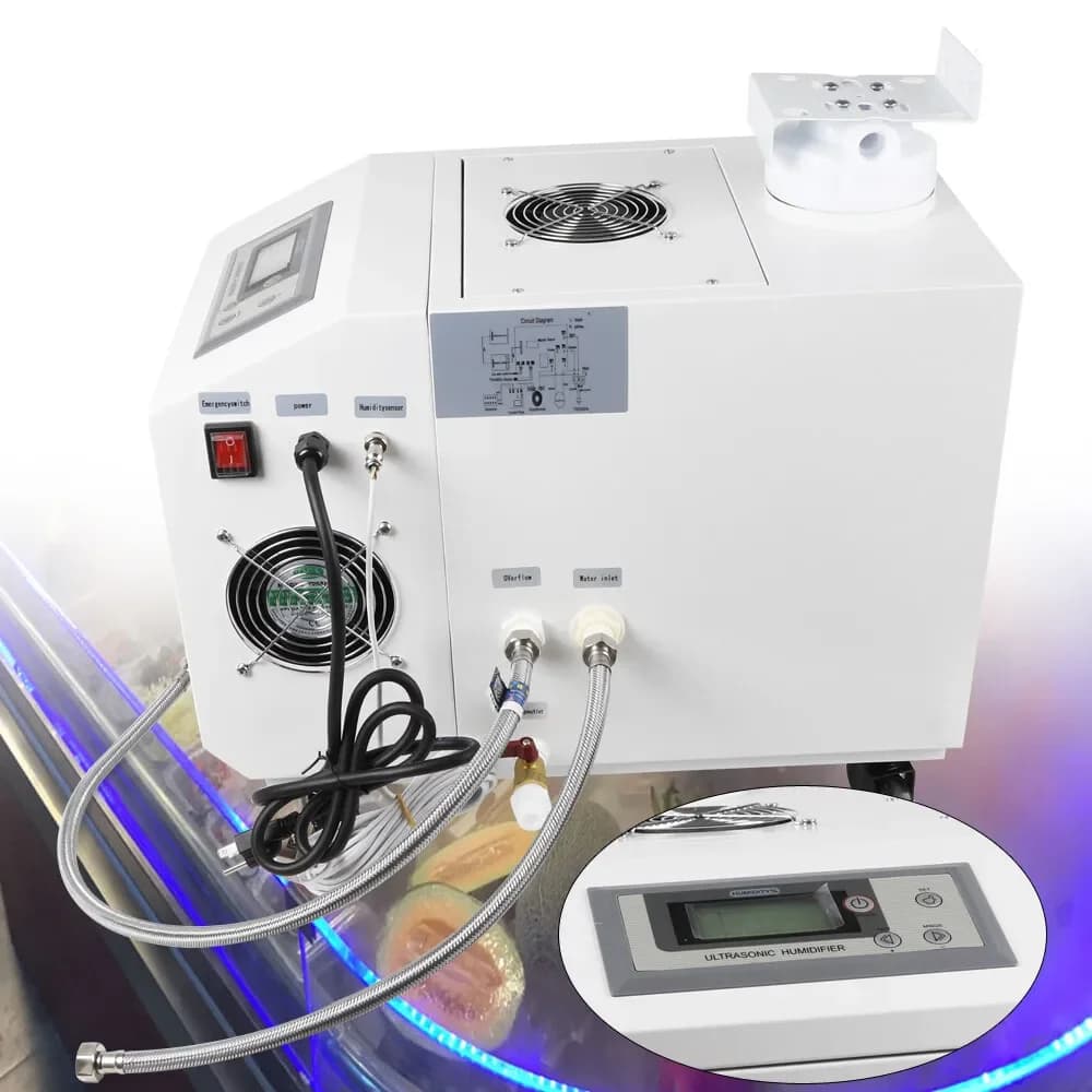 Umidificatore industriale per nebulizzatore ad ultrasuoni da 300 W per la coltivazione di funghi in serra