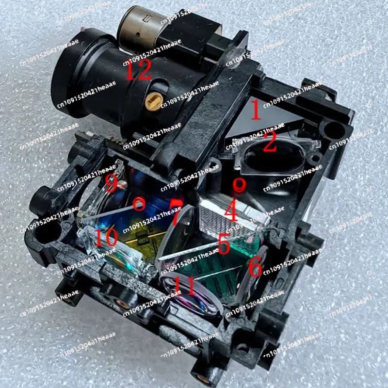Adatto per proiettore/strumento J74 G9s Lente in vetro Composto Filtro oculare Lampadina LED Lente convessa