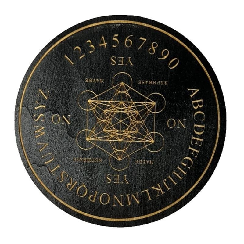 Bacheca del pendolo Rabdomanzia Bacheca metafisica Bacheca per divinazione in legno Stregoneria Wiccan Altare Forniture