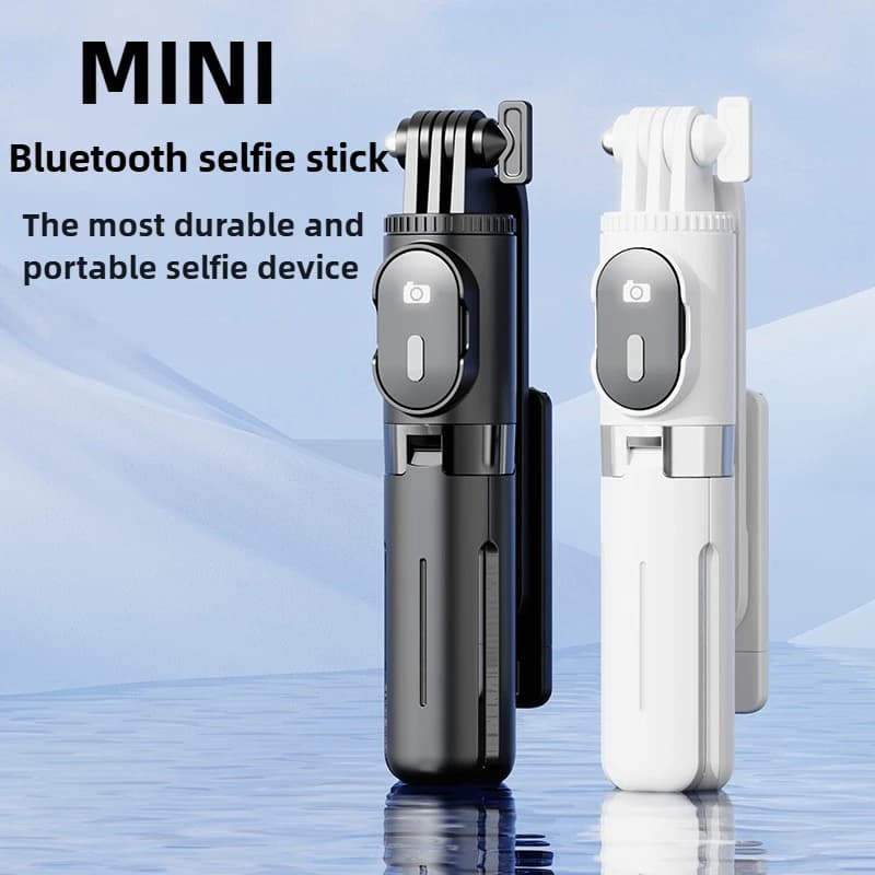 P08Y Selfie Stick Tripod, Foldable Bluetooth Monopod with Fill Light for Selfie Shooting, Live Streaming and Outdoor Travel