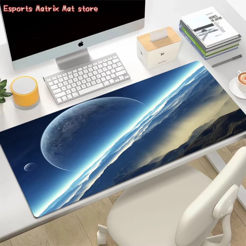 Tappetino per mouse Galaxy Nebula - Tappetino da scrivania da gioco esteso di grandi dimensioni per giocatori di PC