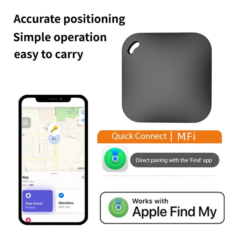 Localizzatore GPS Bluetooth intelligente con Trova la mia APP Dispositivo di promemoria anti-perdita per il telefono Localizzatore ITag Chiavi di localizzazione classificate MFI Localizzatore di animali domestici
