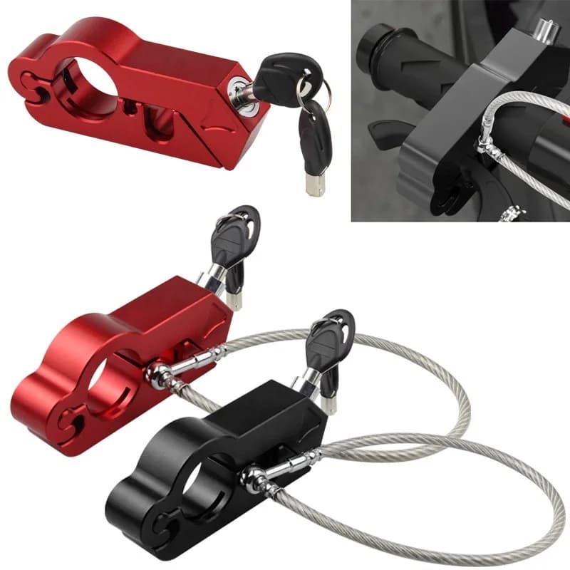 Safety locks Moto lock for helmet dumbbell for Moto Fit Grip Street Security Scooter Atv Dirt Bikes protection anti-theft automatic
