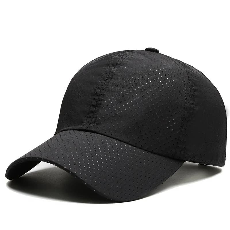 Unisex Breathable baseball cap Summer lorry hat Outdoor sports racing cap Fast drying material