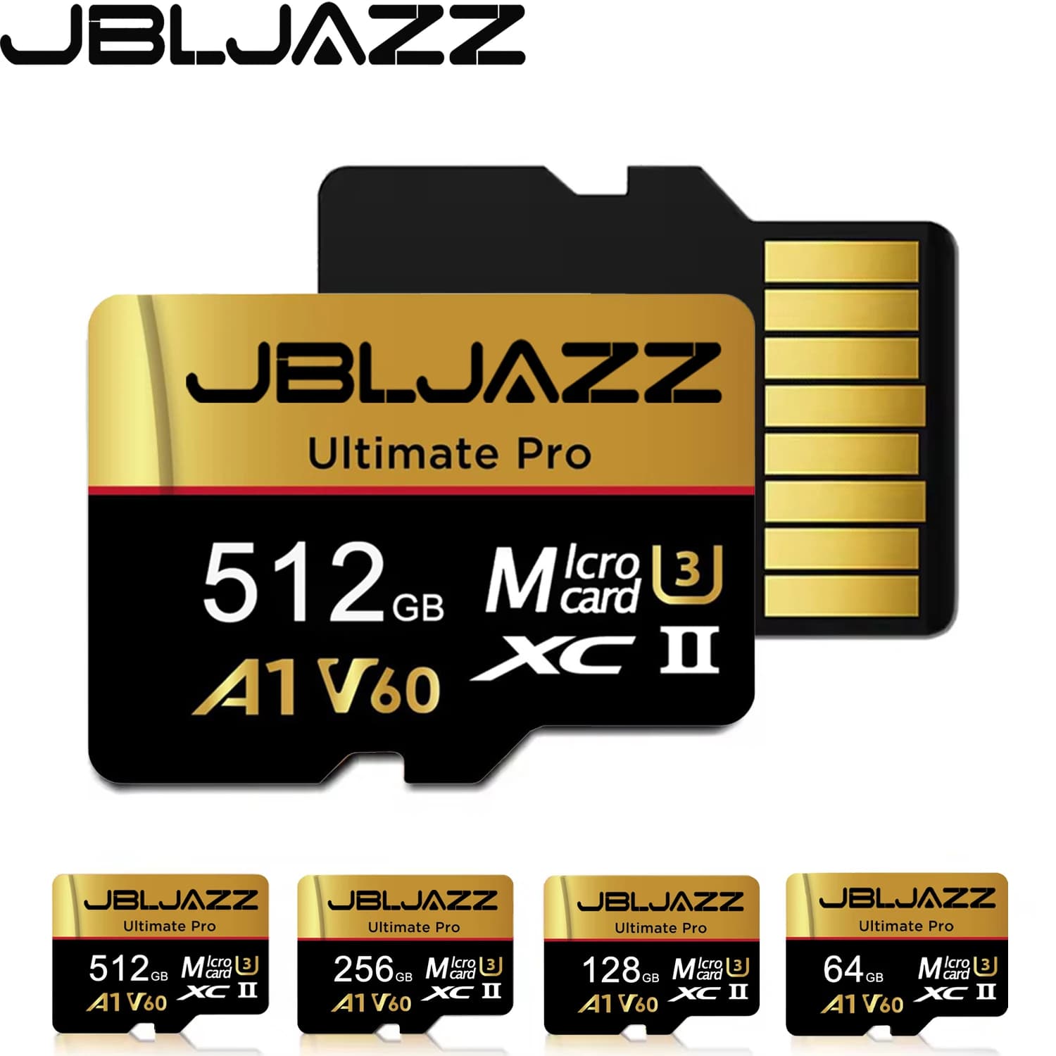 Scheda di memoria ad alta velocità 128GB U3 V60 Micro TF SD Card 512GB 256GB 64GB Mini SD Card per Nintendo Switch PS4 Giochi