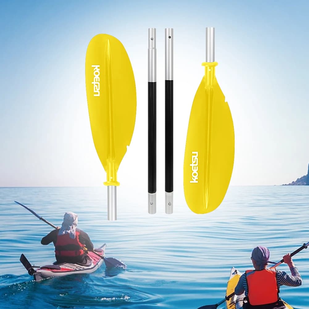 Paddle bidirezionale da 4 pezzi pagaia da surf regolabile a doppia testa in lega di alluminio stand up paddle per canoa kayak