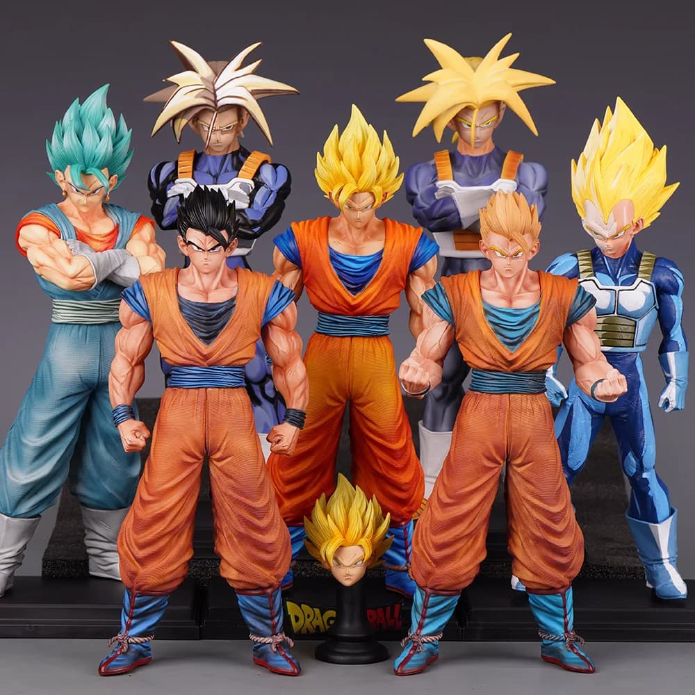 Statuetta Anime Dragon Ball, Goku Super Saiyan 2, Action Figure in PVC, Ornamento da Scrivania, Modellino da Collezione, Giocattoli e Regali