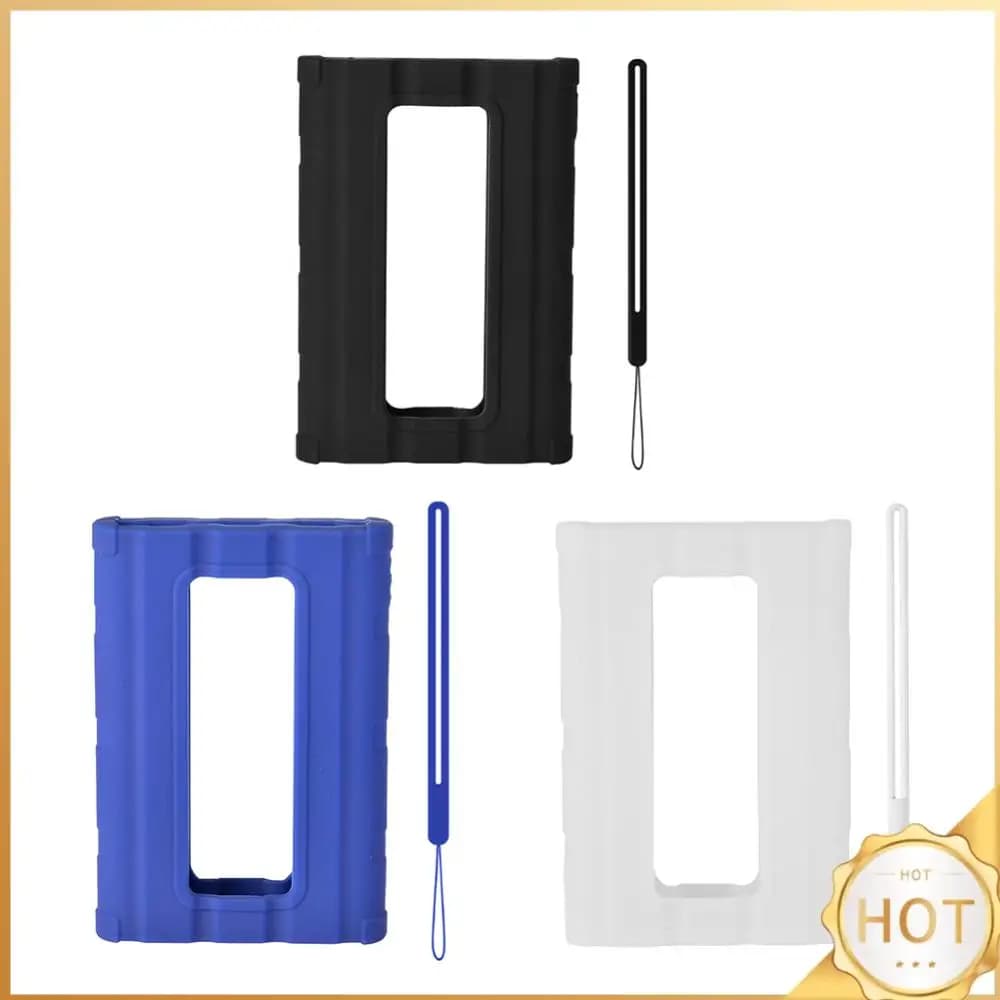 Custodia in silicone Custodia SSD Custodia protettiva impermeabile in pelle con cordino Custodia SSD esterna per SSD portatile Samsung T7 Shield