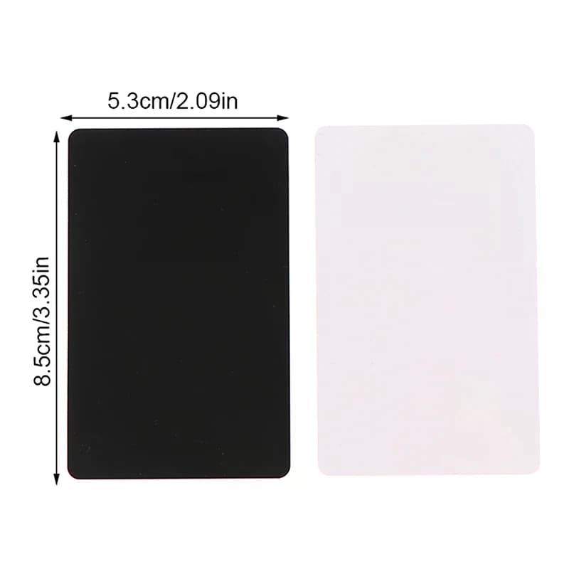 5/10 Pz Nero Bianco NFC215 Carte Riscrivibili NFC NT-AG215 Carte IN PVC Vuote Facile Conveniente Programmabile NFC Biglietto da visita