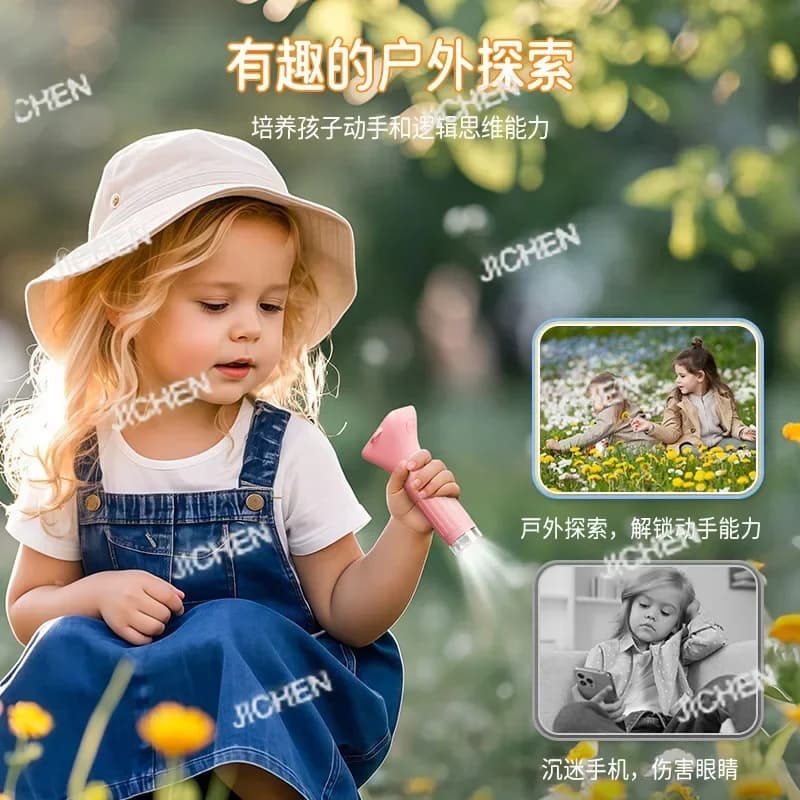 ZQ 375 Nuovo microscopio digitale portatile speciale per bambini con schermo 2 milioni di lenti d'ingrandimento 1000X ad alta definizione