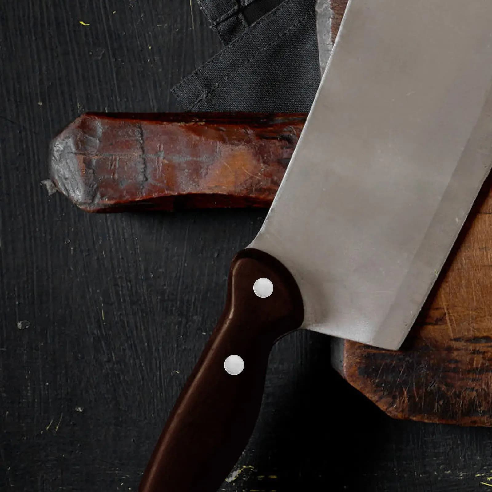 14 Paia di Rivetti in Acciaio Inossidabile per Manici di Coltelli, Perni di Precisione per Riparazione Coltelli da Chef, Fissaggi per Impugnature in Legno, Utensile da Cucina