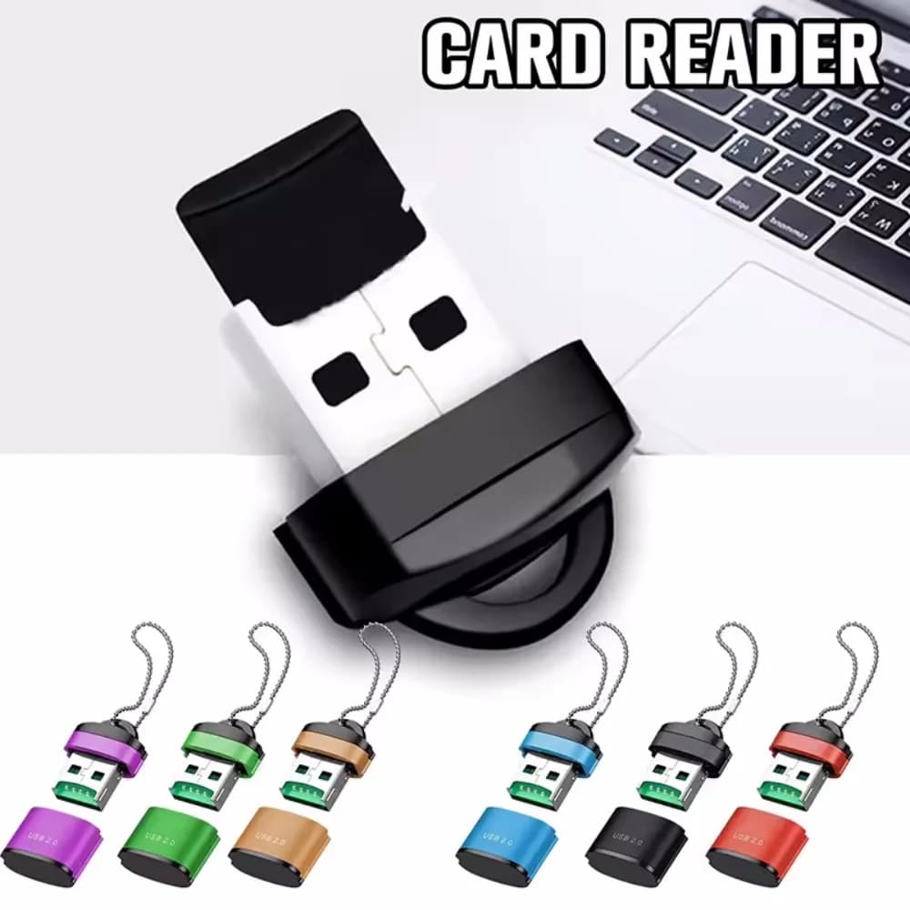 For USB Micro SD/TF Card Reader USB 2.0 Mini Mobile Phone Memory Card Reader High Speed USB Adapter For Laptop Accessories