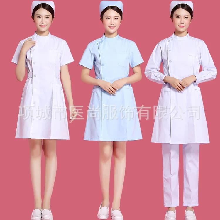 Costume da infermiera per donna abbigliamento medico camice da laboratorio uniforme sanitaria femminile abbigliamento da lavoro per estetista uniforme clinica ospedaliera