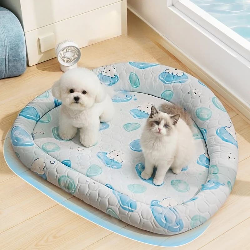 Pet Cooling Pad Dog Cushion Kennel Summer Mat Pet Cat Sleeping Sofa Nest Dog Beds Sleeping Mat Suitable for Small Medium Dogs